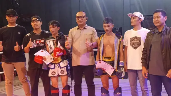 Ramdan pemenang piala kapolres di ajang Sukabumi Nyerenteng Day II. (Sumber: Istimewa)