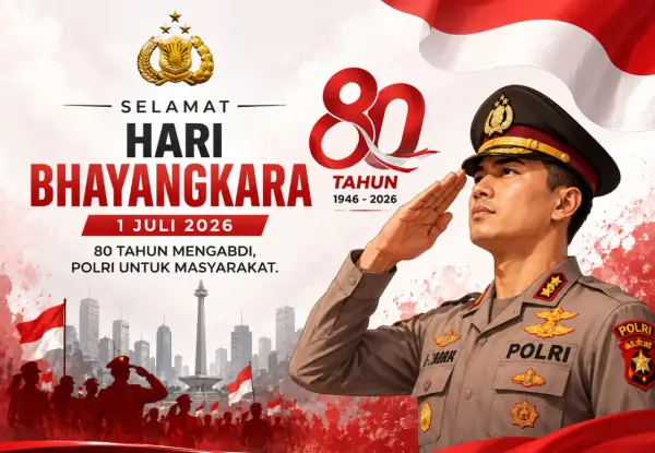 ucapan Hari Bhayangkara 2026 (Sumber : AI chatGPT)