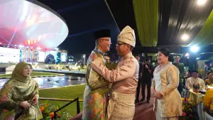 Wali Kota Sukabumi, Ayep Zaki saat menghadiri Gala Dinner Rakernas APEKSI XVIII di Medan Sumatera Utara, Selasa (30/6/2026). (Sumber: Dokpim)