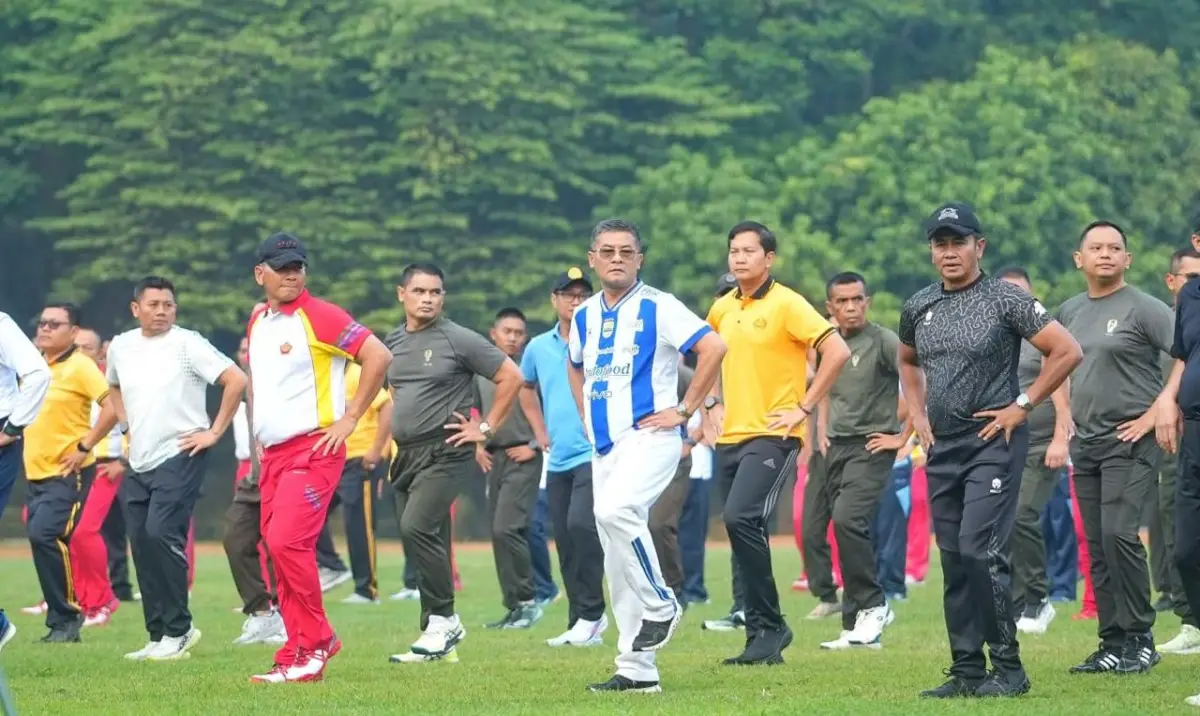 TNI-Polri dan Forkopimda Jabar Perkuat Sinergi Lewat Olahraga Bersama