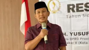 Anggota DPRD Jabar Yusuf Maulana saat melaksanakan Reses III Tahun Sidang 2025–2026 di Desa Sukamanah. (Sumber Foto: Istimewa)