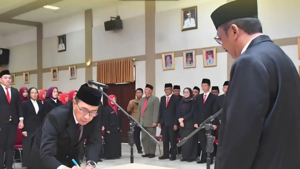 Usai 5 Tahun Menjabat, Ade Suryaman Kembali Dikukuhkan Jadi Sekda Kabupaten Sukabumi