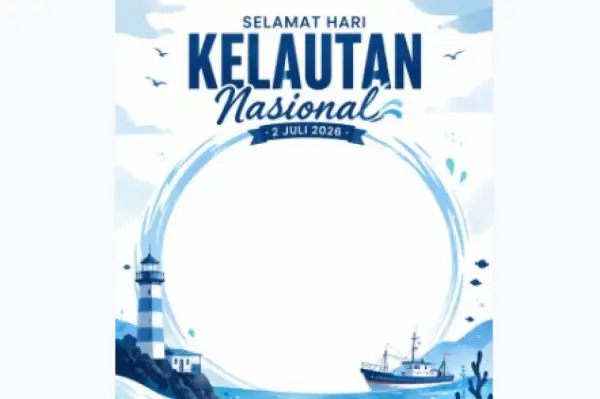 Twibbon Hari Kelautan Nasional (Sumber : twibify)