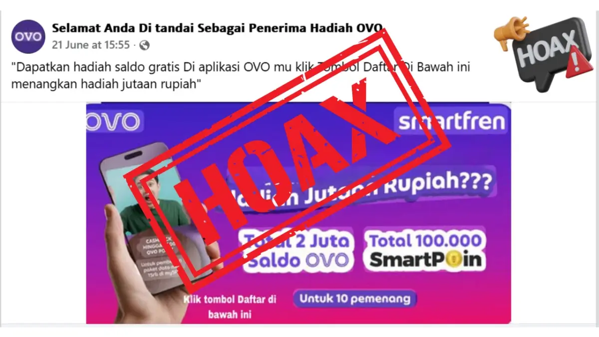 Klik Tautan Ini Bisa Dapat Saldo OVO Gratis? Begini Hasil Cek Faktanya