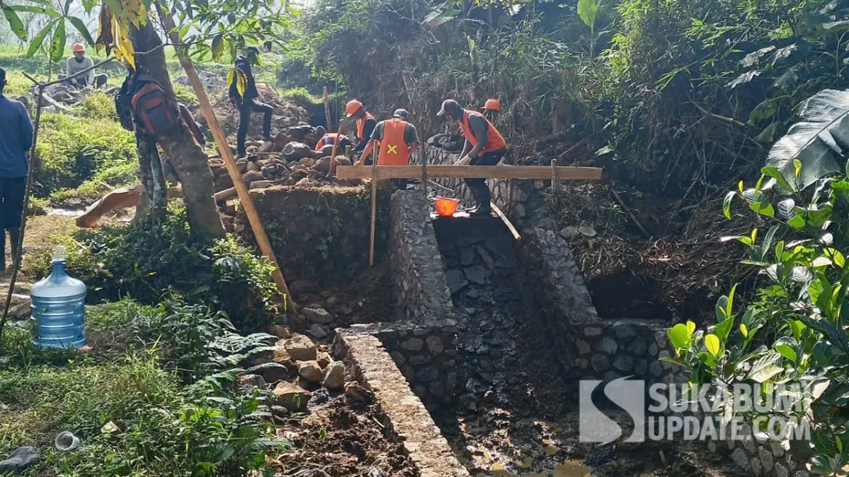 Dinas PU Sukabumi Tingkatkan Jaringan Irigasi Cijulang Nagrak, Dukung Kebutuhan Air Petani