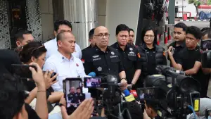 Direktur Penyidikan Jaksa Agung Muda Tindak Pidana Khusus (Jampidsus), Syarief Sulaeman Nahdi saat diwawancarai. (Sumber: Dok Kejagung)