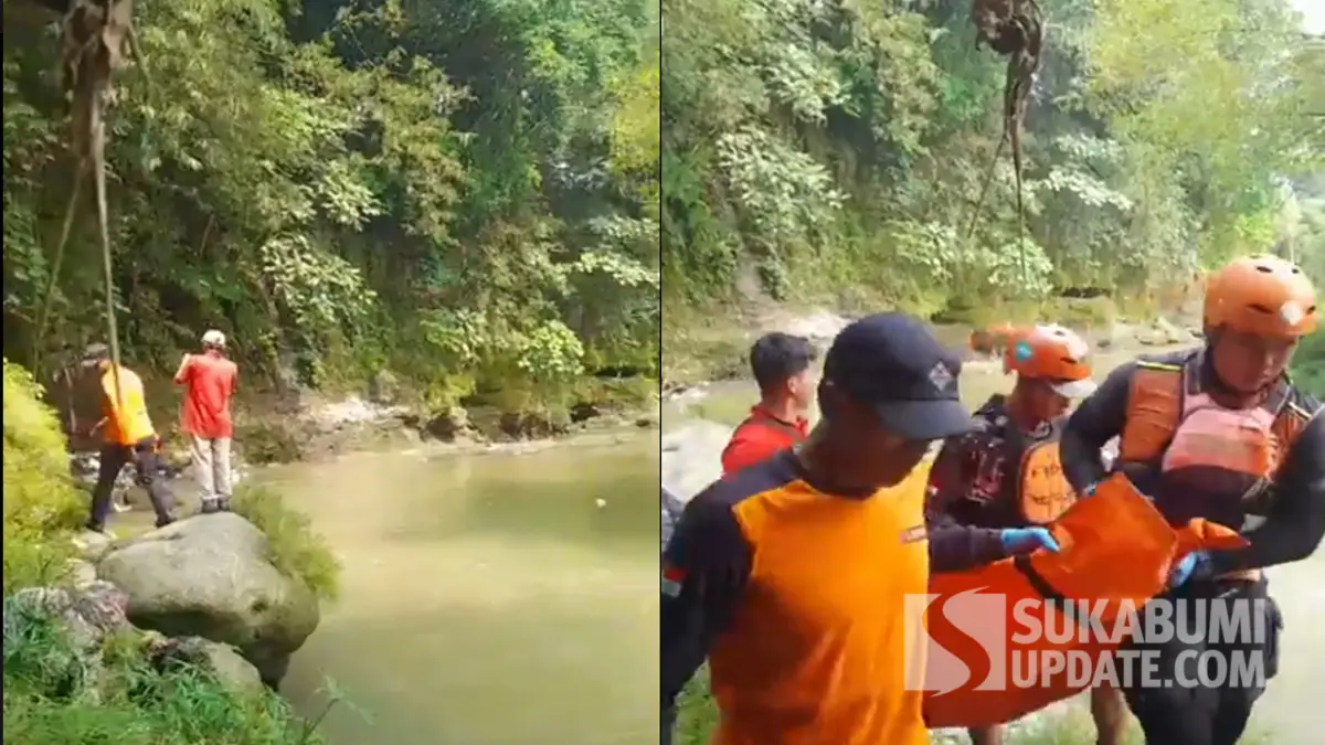 Bocah 5 Tahun Tenggelam di Sungai Cicatih Ditemukan Meninggal, 500 Meter dari Lokasi Awal