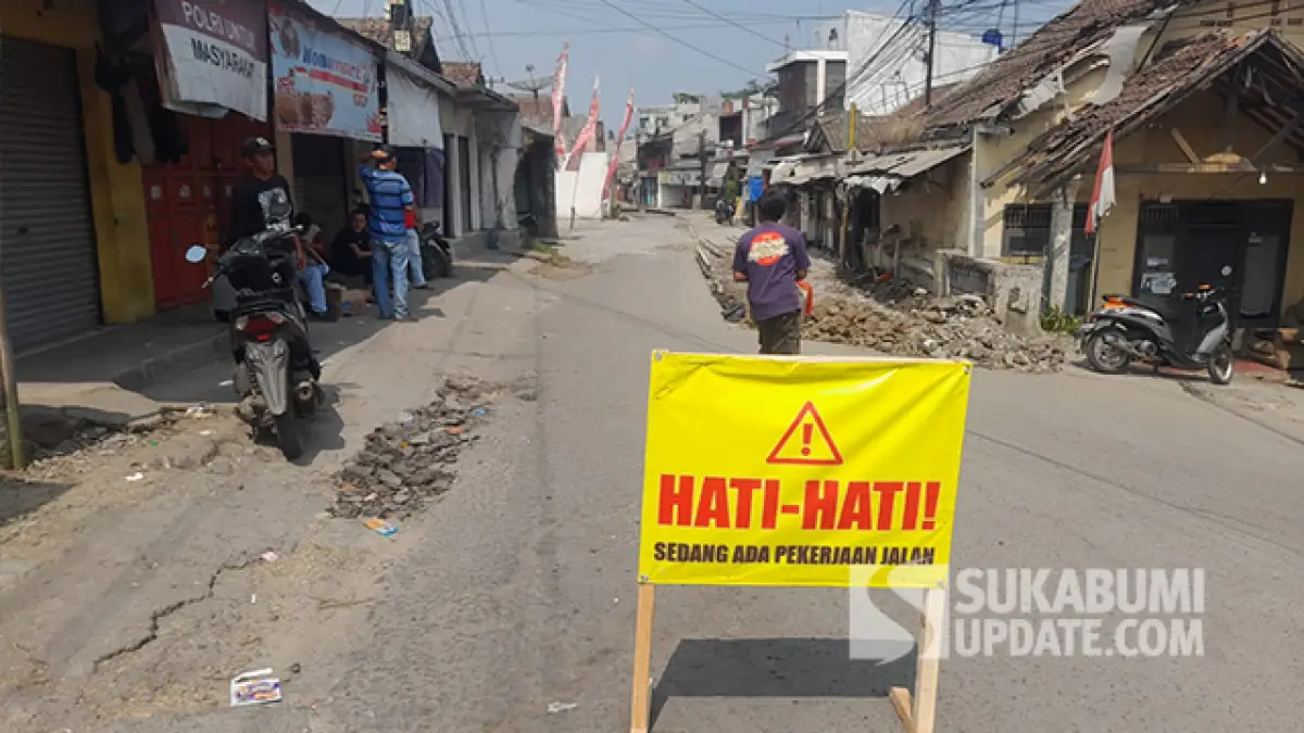 Betonisasi Jalan Caringin–Cidahu Dimulai, DPU Sukabumi: Target Rampung 120 Hari
