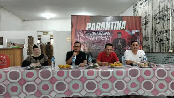Anggota DPRD Jawa Barat Muhammad Jaenudin saat kegiatan pengawasan penyelenggaraan pemerintahan di Kota Sukabumi di Parantina Resto, Sabtu (4/7/2026) | Foto : Tim Adc