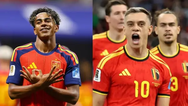 Spanyol dan Belgia akan saling berhadapan di babak perempat final Piala Dunia 2026 (Sumber: web/en.as.com)