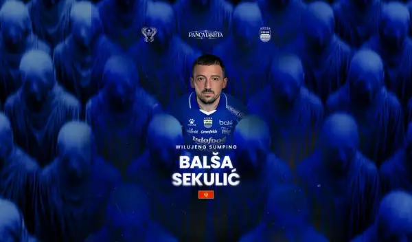 Persib Bandung datangkan Balsa Sekulic penyerang asal Montenegro (Sumber: web/persib.co.id)