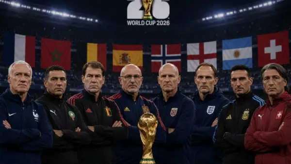 Delapan pelatih akan berjuang untuk menjadi yang terbaik di perempat final Piala Dunia 2026 (Sumber: web/en.as.com)