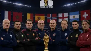 Delapan pelatih akan berjuang untuk menjadi yang terbaik di perempat final Piala Dunia 2026 (Sumber: web/en.as.com)
