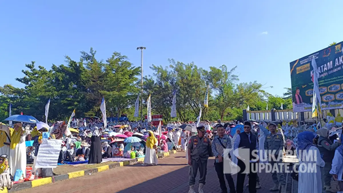 Satpol PP Turunkan 40 Personel, Khotam Akbar di Palabuhanratu Berjalan Aman