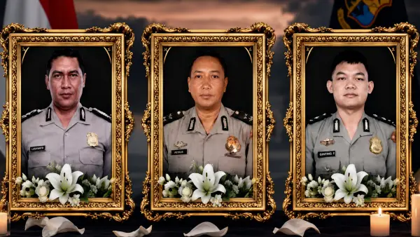 Tiga personel Satresnarkoba Polres Katingan, Polda Kalimantan Tengah, gugur saat menjalankan tugas | Foto : Istimewa