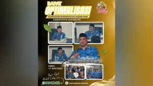 Suasana rapat optimalisasi peningkatan PAD yang digelar Bapenda Kabupaten Sukabumi. (Sumber Foto: Instagram bapendakabsukabumi)