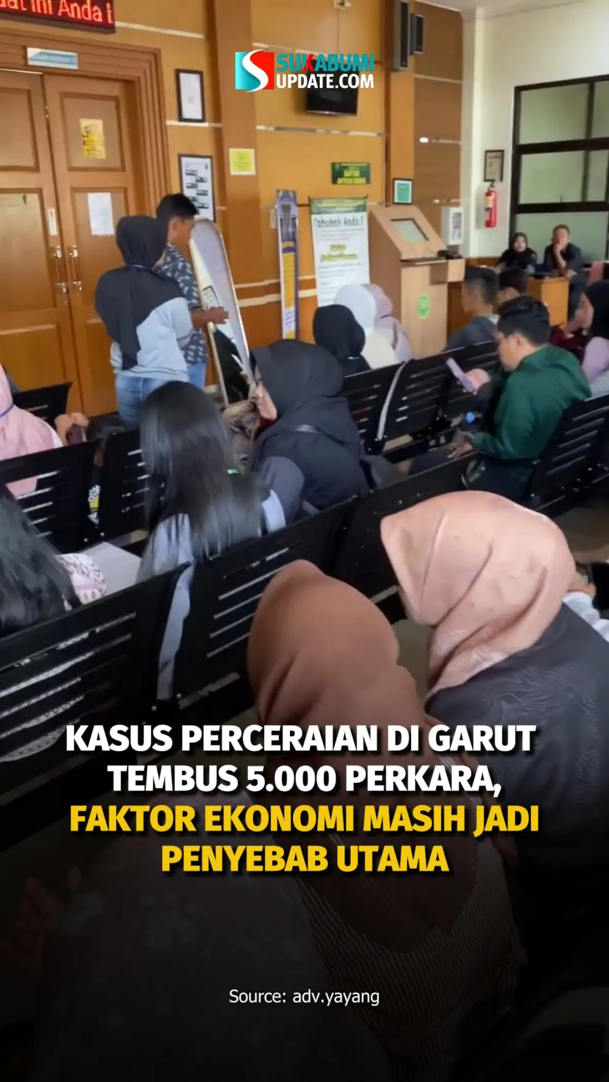 KASUS PERCERAIAN DI GARUT TEMBUS 5.000 PERKARA, FAKTOR EKONOMI MASIH JADI PENYEBAB UTAMA
