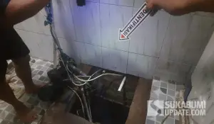 Sumur yang menjadi lokasi lansia terjatuh dan meninggal dunia di Desa/Kecamatan Cireunghas, Kabupaten Sukabumi, Minggu (12/7/2026). | Foto: Kepolisian
