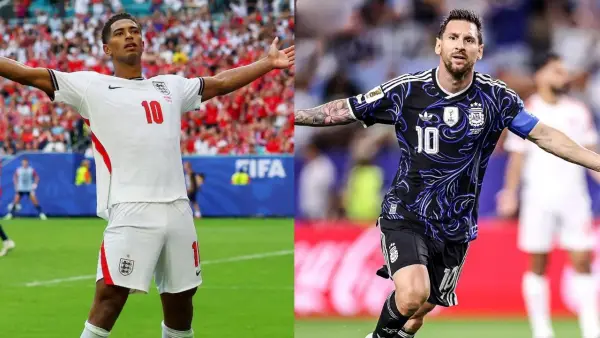 Inggris dan Argentina akan saling berhadapan di semifinal Piala Dunai 2026, penampila Jude Bellingham dan Lionel Messi menjadi sorotan. (Sumber: web/reuteus.com)