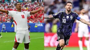 Inggris dan Argentina akan saling berhadapan di semifinal Piala Dunai 2026, penampila Jude Bellingham dan Lionel Messi menjadi sorotan. (Sumber: web/reuteus.com)