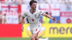 Aksi Declan Rice saat membela Inggris di Piala Dunia 2026 (Sumber: web/en.as.com)