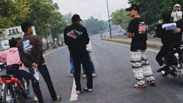 Balap liar di Lingsel Sukabumi (Sumber: dok warga)