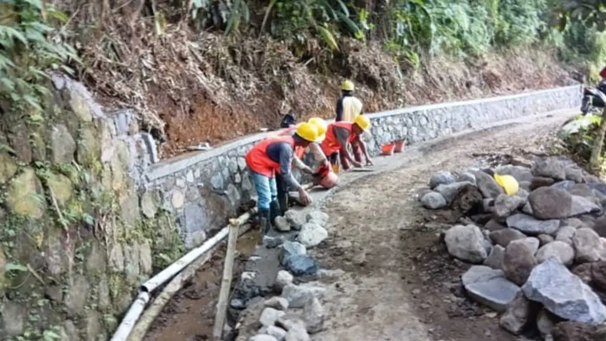 Disperkim Sukabumi Bangun Drainase di Kampung Selaawi, Warga Tak Lagi Khawatir Genangan