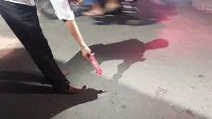Polisi olah TKP tukang ojek pangkalan di Kadudampit dibacok tetangga (Sumber: dok warga)