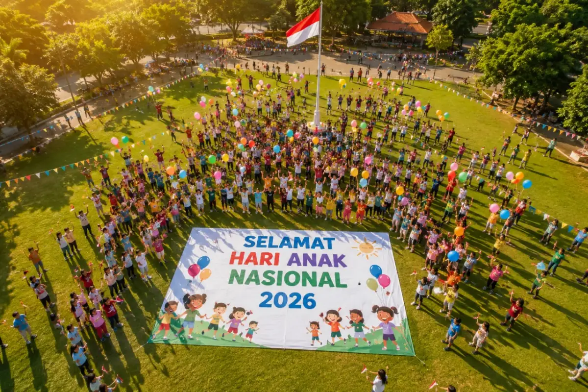 19 Prompt Ai Untuk Membuat Video Hari Anak Nasional 2026, Bisa View Drone Juga