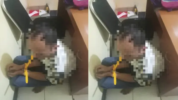 H alis Delon, terduga pelaku pembunuhan Eka Maryani di Sagaranten, Kabupaten Sukabumi | Foto : dok.polisi
