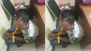 H alis Delon, terduga pelaku pembunuhan Eka Maryani di Sagaranten, Kabupaten Sukabumi | Foto : dok.polisi