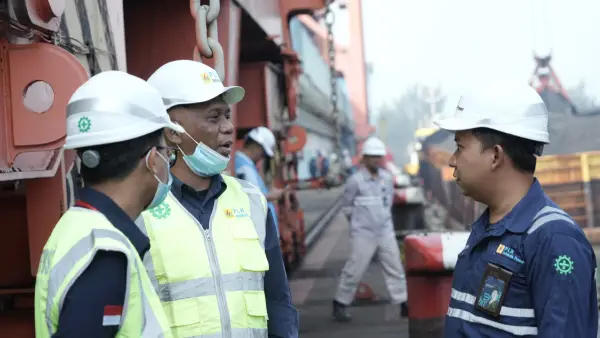 Tim Kementerian ESDM cek kualitas batu bara PLTU Palabuhanratu (Sumber: dok pltu)