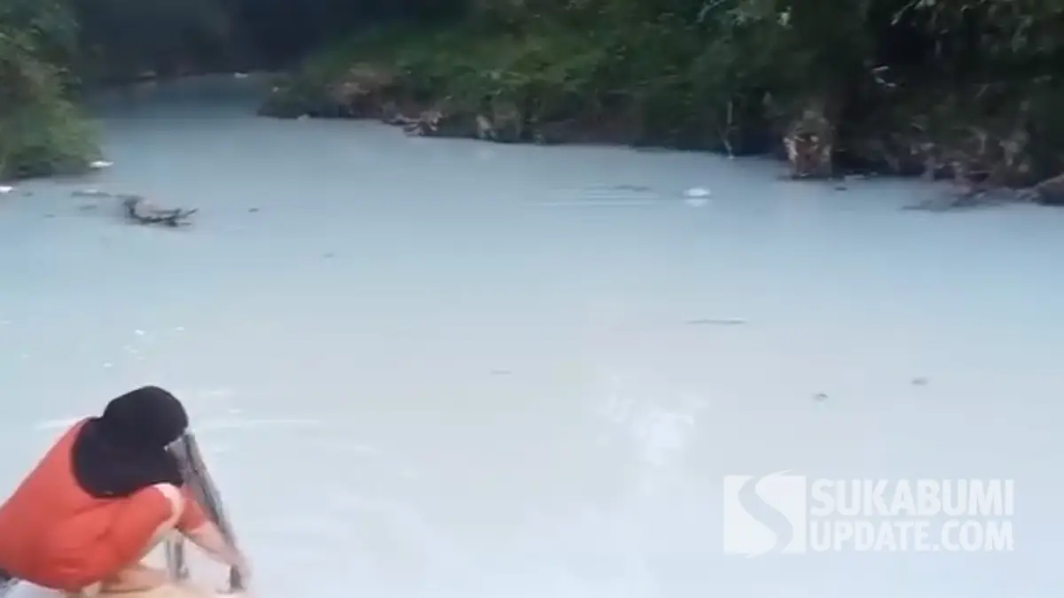 Jadi Putih! Sungai Cikaramat Tercemar, Warga Cikembar Makin Susah Air Saat Kemarau