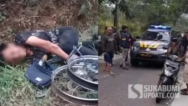 Tangkapan layar video viral dugaan begal di Werkip Sagaranten Sukabumi. (Sumber Foto: Istimewa)