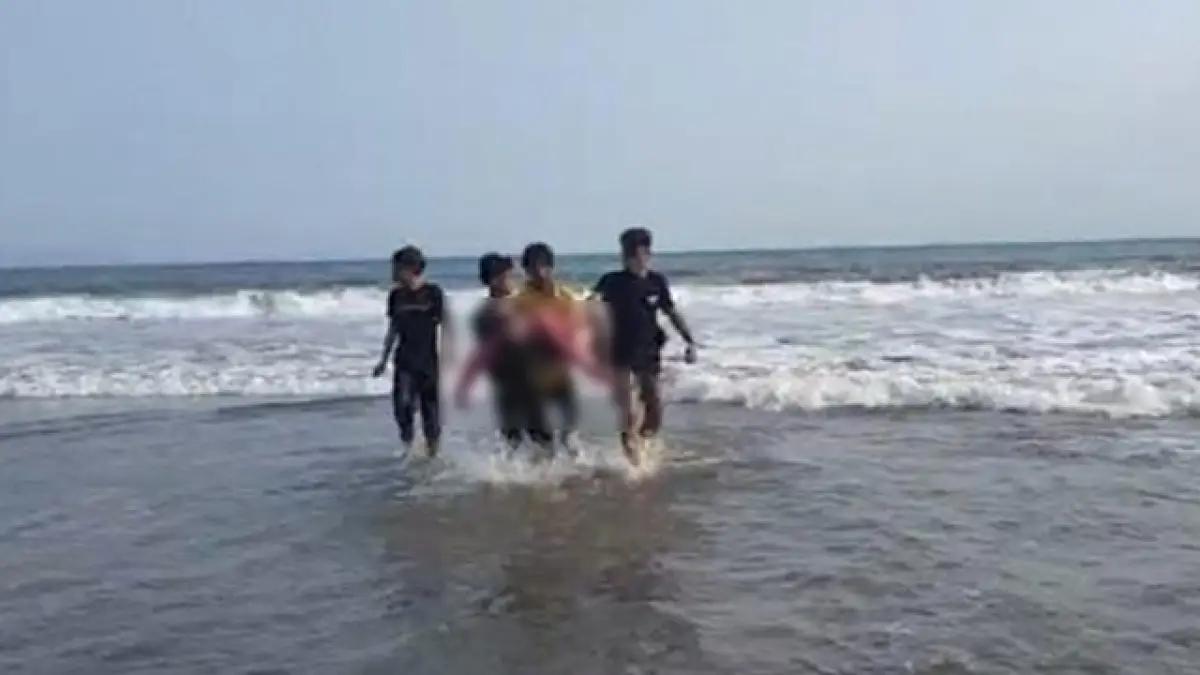 Dievakuasi dalam 10 Menit, Dua Pelajar dari Drum Band Granada Kadudampit Tewas di Pantai Kapitol