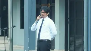 Kepala BP Mektan Jabar saat menjadi pembina apel pagi Distanhorti Jabar, Senin (20/7/2026). (Sumber : IG Distanhorti Jabar)