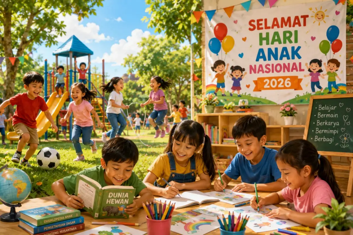 30 Ucapan Selamat Hari Anak Nasional, Cocok Untuk Caption Media Sosial