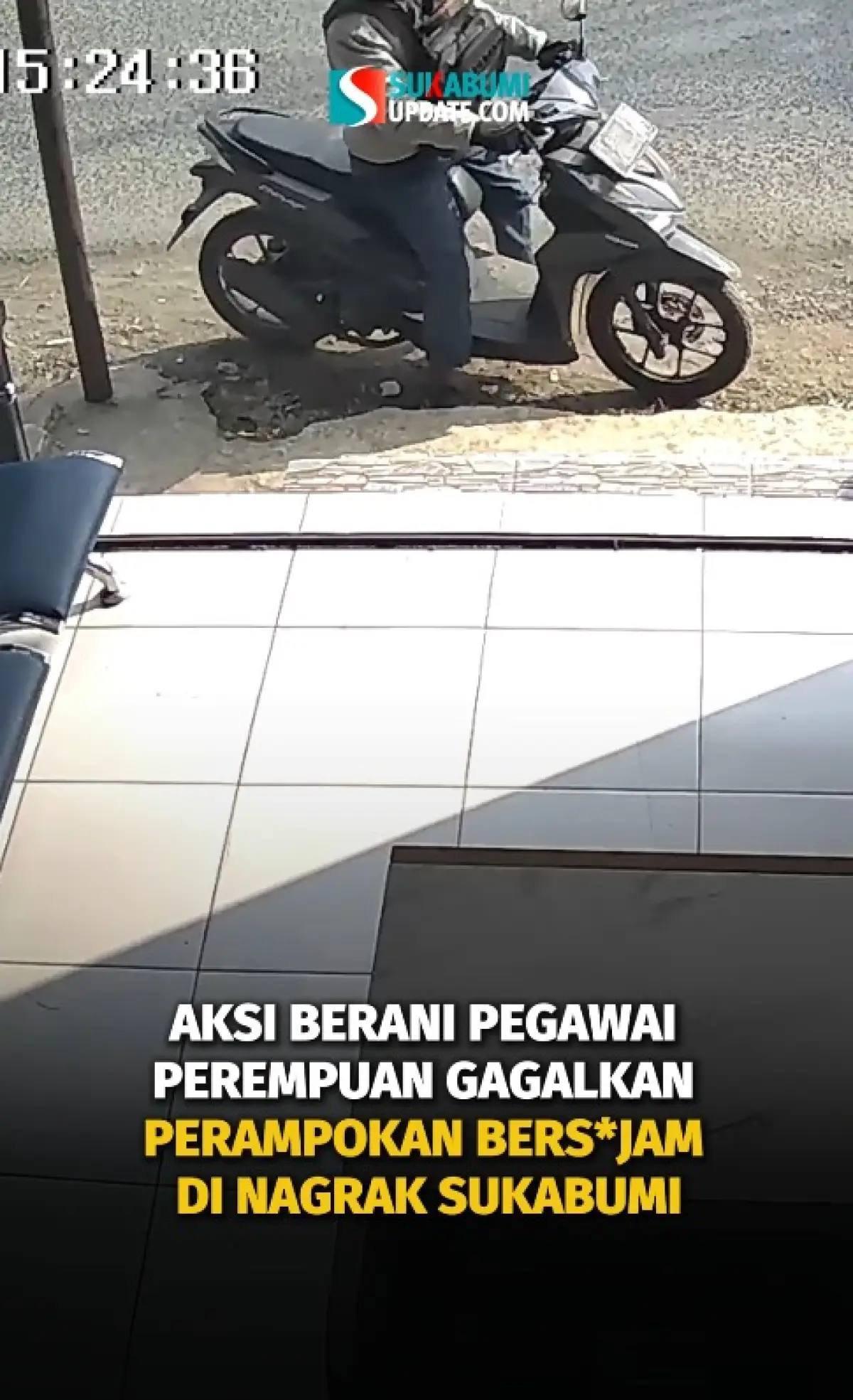 Aksi Berani Pegawai Perempuan Gagalkan Perampokan Bersajam di Nagrak Sukabumi
