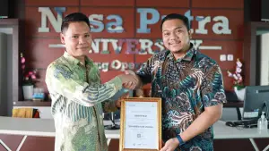Wakil Rektor I Bidang Akademik, Penelitian, dan Pengabdian kepada Masyarakat Nusa Putra University Dr. Samsul Pahmi (Sumber: dok nusa putra)