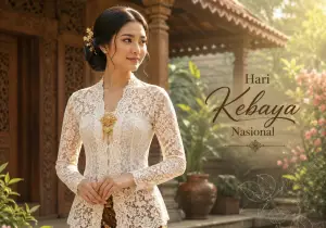 Ilustrasi - Kebaya, salah satu warisan budaya bangsa Indonesia (Sumber : AI chatGPT)