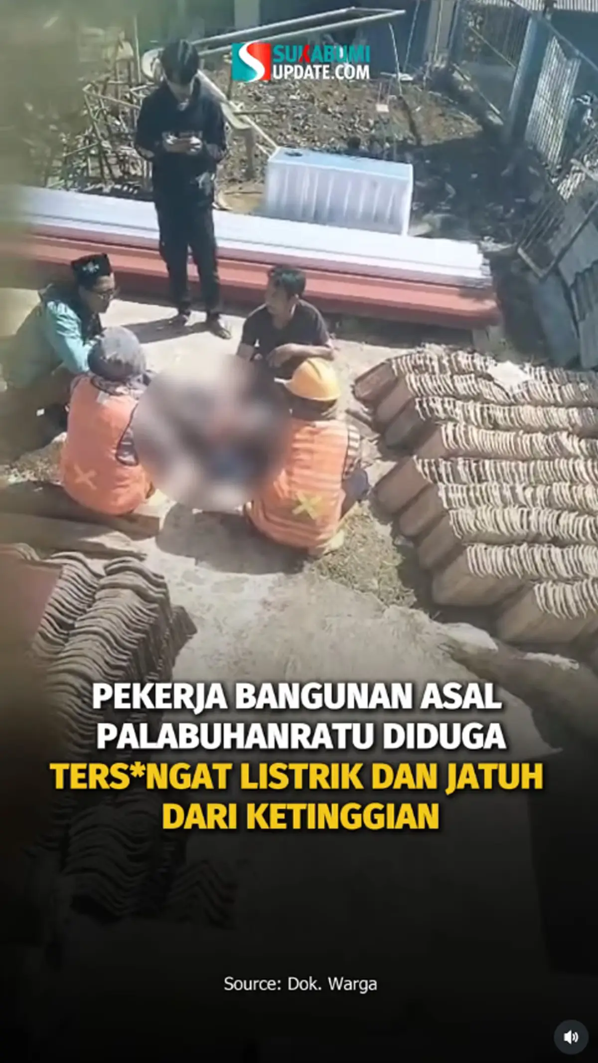 Pekerja Bangunan Tewas Usai Tersengat Listrik di Purabaya Sukabumi, Polisi Ungkap Kronologi
