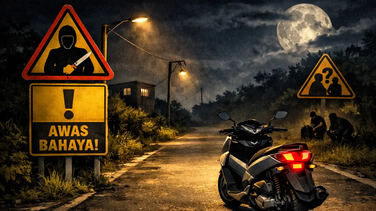 Laporan Begal di Sukabumi: Pegawai Minimarket Dikejar Mobil Kijang, Korban Dibacok Motor Dirampas