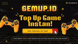 Melalui GemUp.id, top up game semakin mudah. (Sumber : Istimewa.).