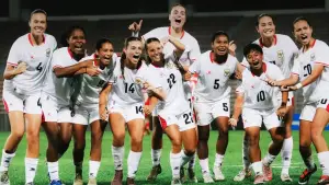 Selebrasi para pemain Timnas Putri Indonesia setelah menjadi juara AFF Women's Cup 2026 (Sumber: Instagram/@timnasindonesia)