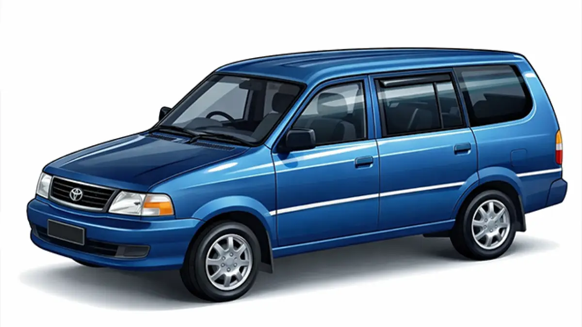 Rekaman Kijang Biru Pelaku Begal, Warga Sukabumi Lapor Dibacok! Motor Dibawa Kabur