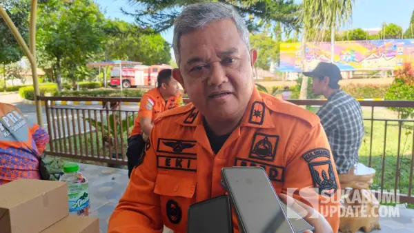 Kepala Pelaksana BPBD Kabupaten Sukabumi, Eki Radiana Rizki. (Sumber Foto: SU/Ilyas)