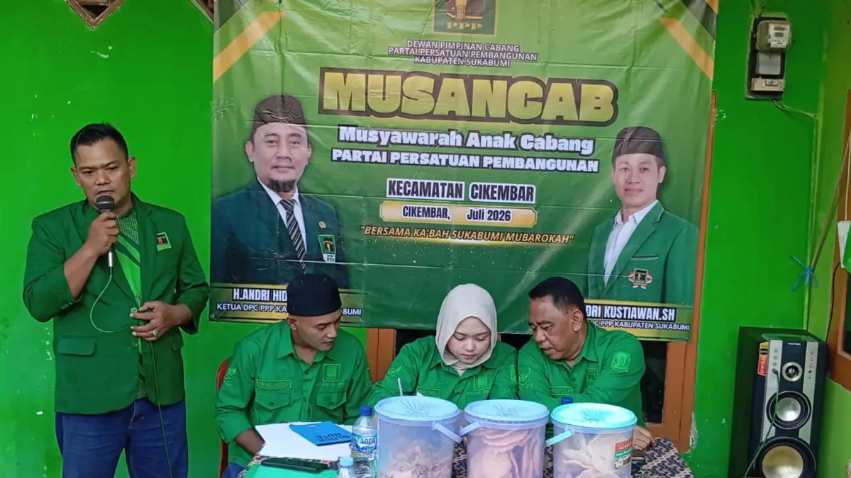 PPP Kabupaten Sukabumi Mulai Musancab di 47 Kecamatan, Perkuat Struktur Hadapi Pemilu 2029