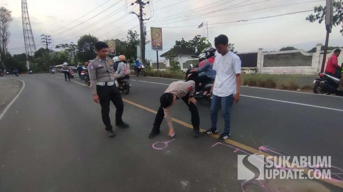 Kecelakaan Maut di Parungkuda Sukabumi, Pemotor Tewas Terlindas Truk Kontainer
