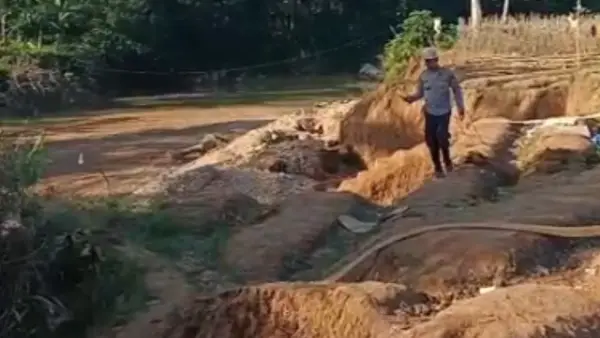 Longsor tambang emas ilegal di lengkong Kabupaten Sukabumi (Sumber: dok kecamatan)