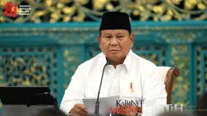 Presiden Prabowo Subianto | Foto : Youtube Setpres